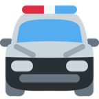 Oncoming Police Car