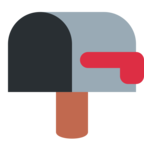 Open Mailbox with Lowered Flag
