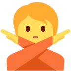 Person Gesturing No