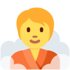 Person in Steamy Room