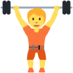 Person Lifting Weights