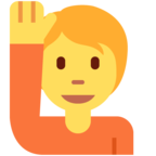 Person Raising Hand