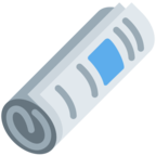 Rolled-Up Newspaper