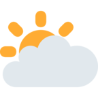 Sun Behind Large Cloud