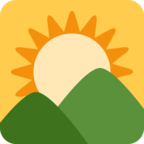 Sunrise Over Mountains
