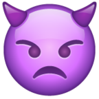 Angry Face with Horns