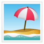 Beach with Umbrella