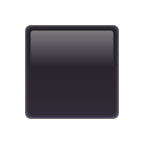 Black Medium-Small Square