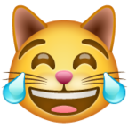 Cat with Tears of Joy