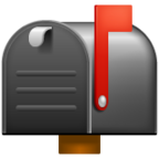Closed Mailbox with Raised Flag