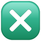 Cross Mark Button