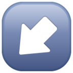 Down-Left Arrow